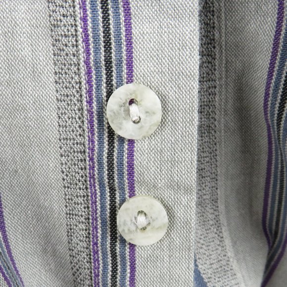 Dockers* Men's Short Sleeve Button Down Curved Hem Chest Pocket Shirt~Size Large - Picture 8 of 13